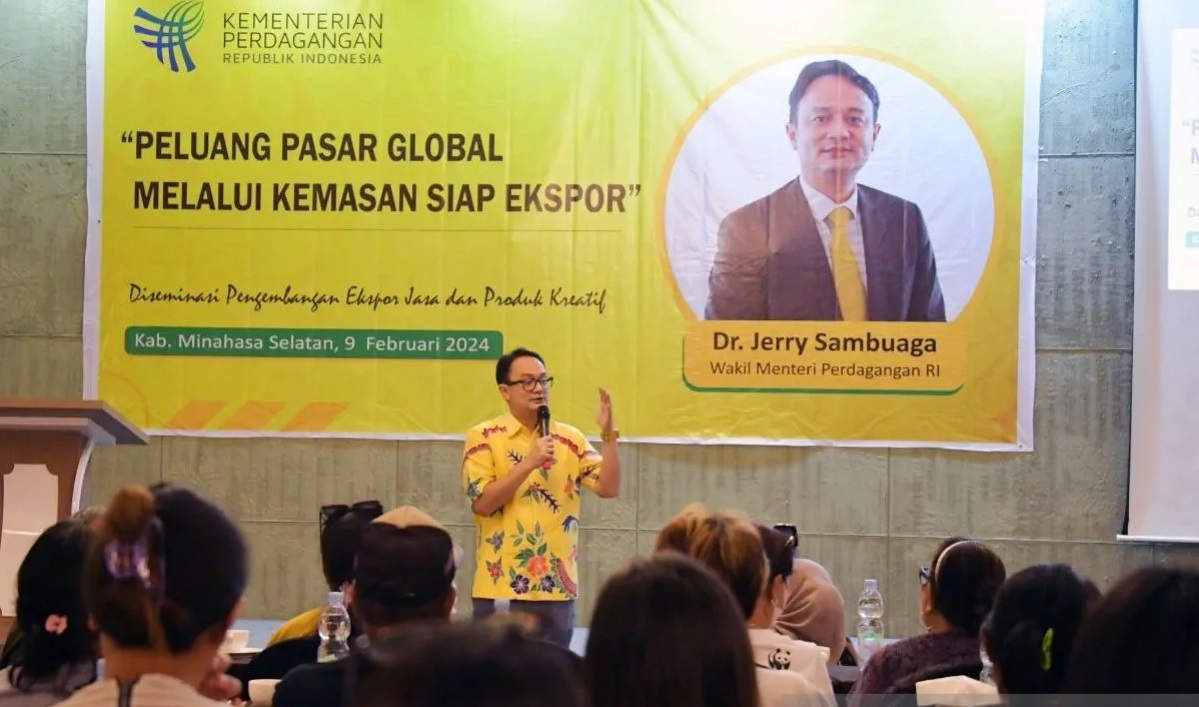 Wamendag Jerry Sambuaga Dorong Pegiat UMKM Minahasa Melek Teknologi Wamendag Jerry Sambuaga Dorong Pegiat UMKM Minahasa Melek Teknologi