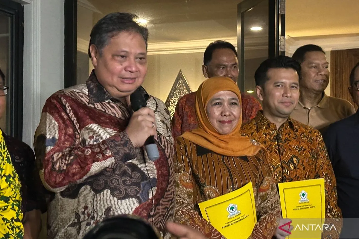 Partai Golkar Resmi Usung Khofifah dan Emil Dardak di Pilgub Jatim 2024 Partai Golkar Resmi Usung Khofifah dan Emil Dardak di Pilgub Jatim 2024