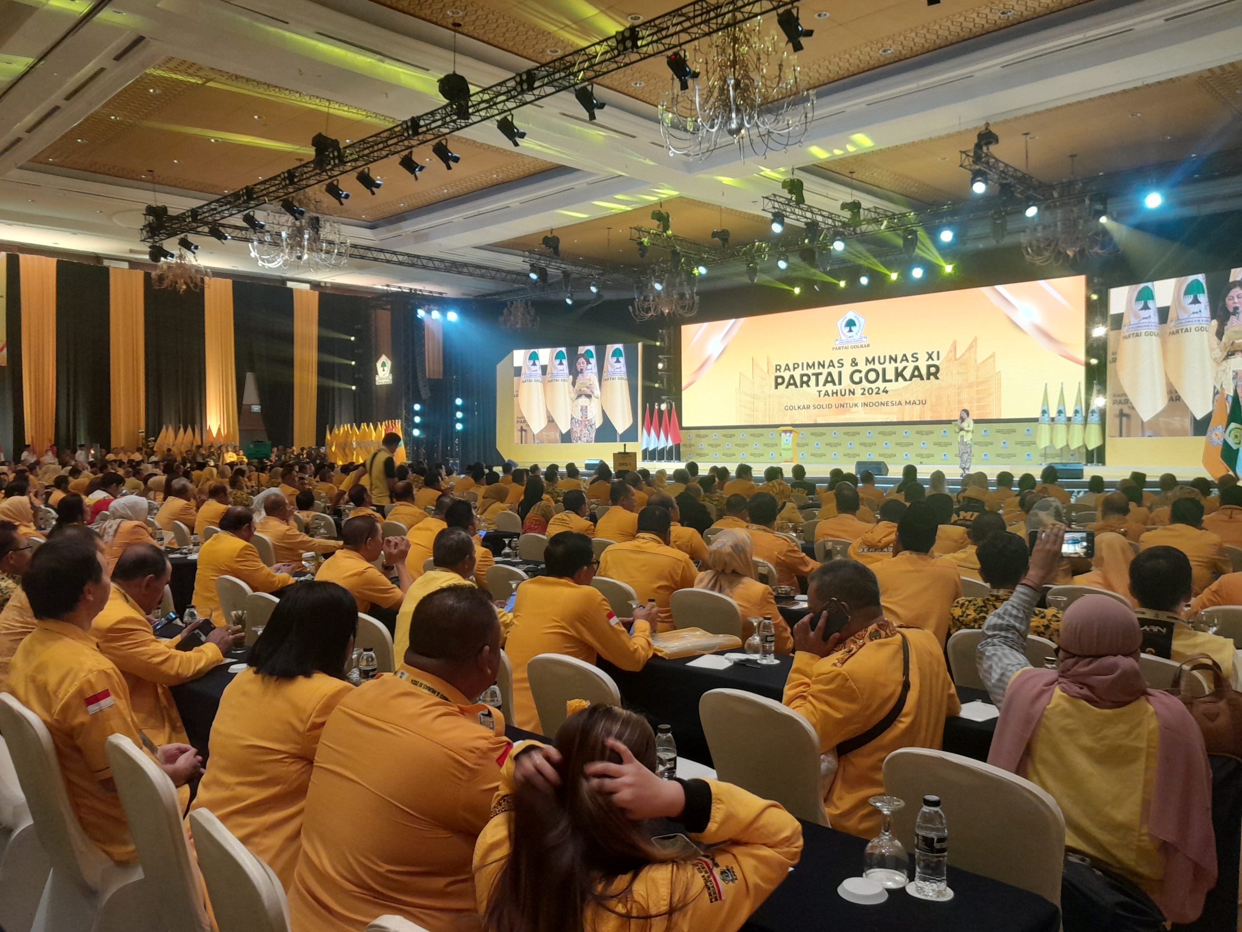 Ribuan Peserta Antusias Ikuti Pembukaan Munas XI Partai Golkar