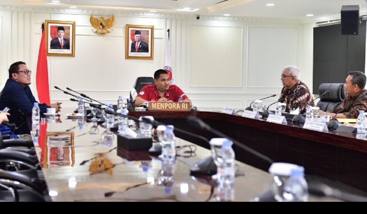 Menpora Dito Ariotedjo Bakal Jadikan Gorontalo Pusat Pelatihan Nasional Sepak Takraw Menpora Dito Ariotedjo Bakal Jadikan Gorontalo Pusat Pelatihan Nasional Sepak Takraw