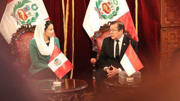 Kunjungi Parlemen Peru, Ketua GKSB Dyah Roro Esti Dorong Tingkatkan Kerjasama Perdagangan