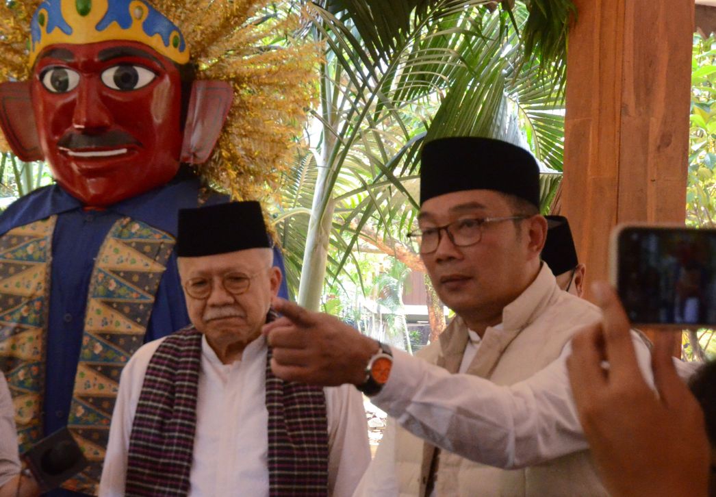 Temui Fauzi Bowo, Ridwan Kamil Janji Membuat DKI Jakarta Menjadi Kota Berskala Global