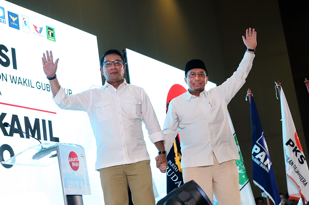 Ridwan Kamil Ajak Warga Jakarta Coblos Cagub-Cawagub Yang Ada Pin Monasnya