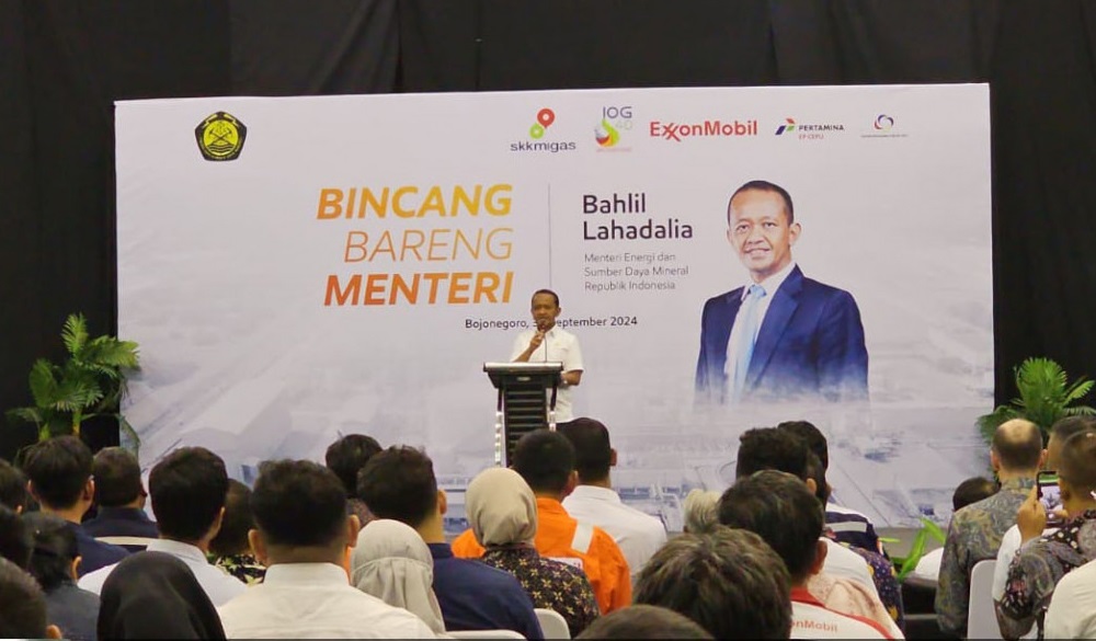 Bahlil Minta ExxonMobil Cepu Genjot Produksi Minyak Jadi 150 Ribu BOPD di 2026