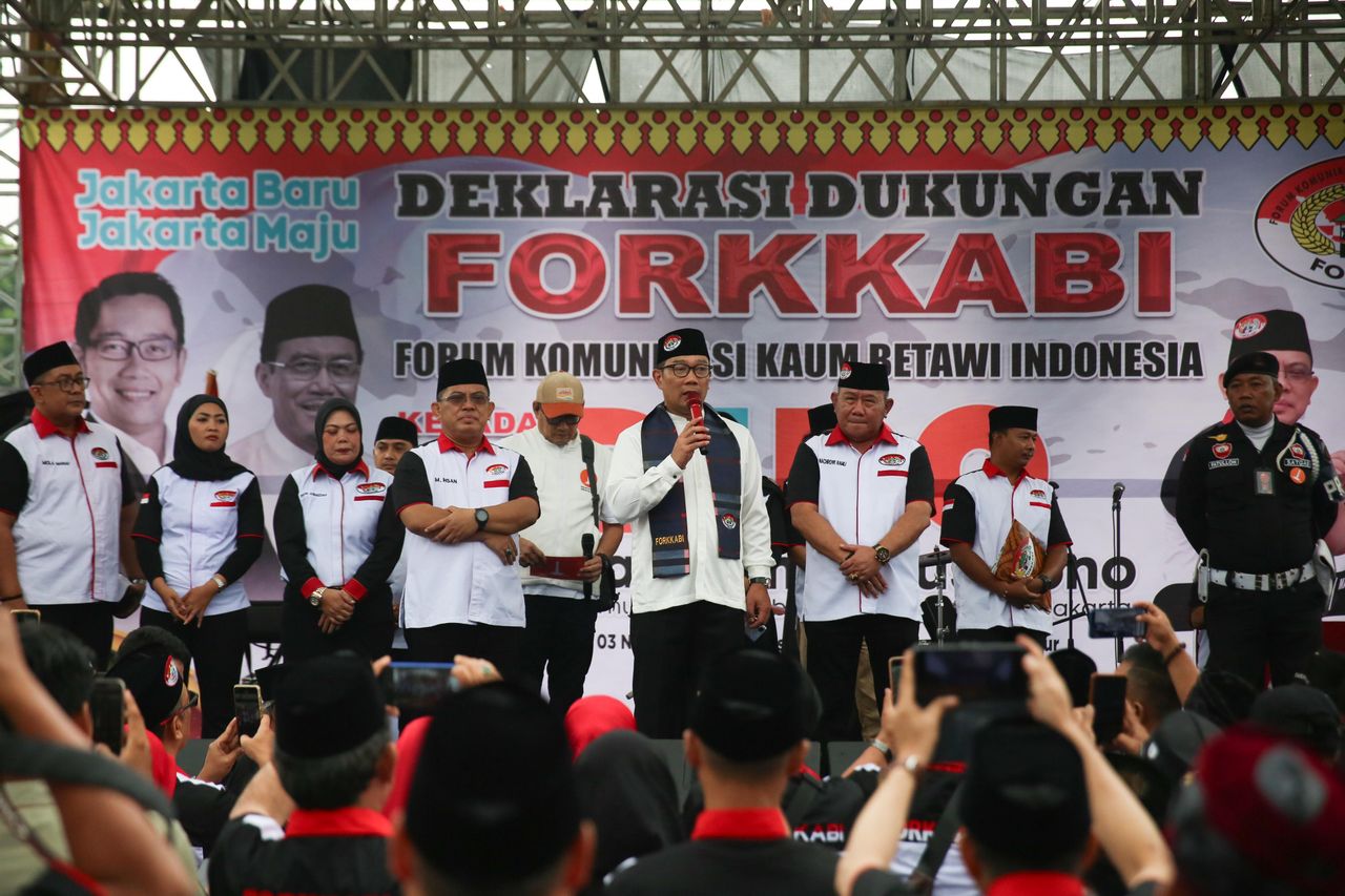Didukung Forkkabi, Ridwan Kamil Janjikan Ini untuk Warga Betawi Didukung Forkkabi, Ridwan Kamil Janjikan Ini untuk Warga Betawi