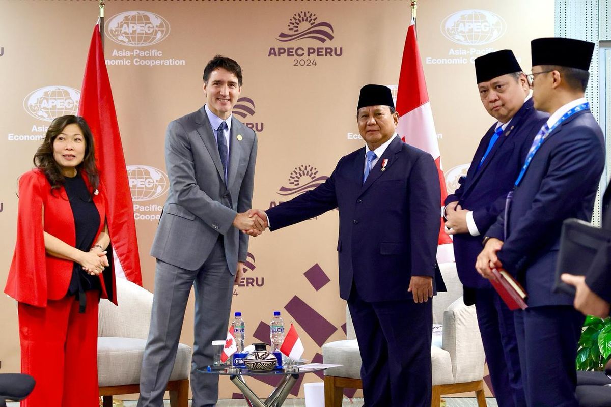 Dampingi Prabowo Bertemu PM Trudeau, Menko Airlangga: Bahas Kerjasama Bilateral Dampingi Prabowo Bertemu PM Trudeau, Menko Airlangga: Bahas Kerjasama Bilateral