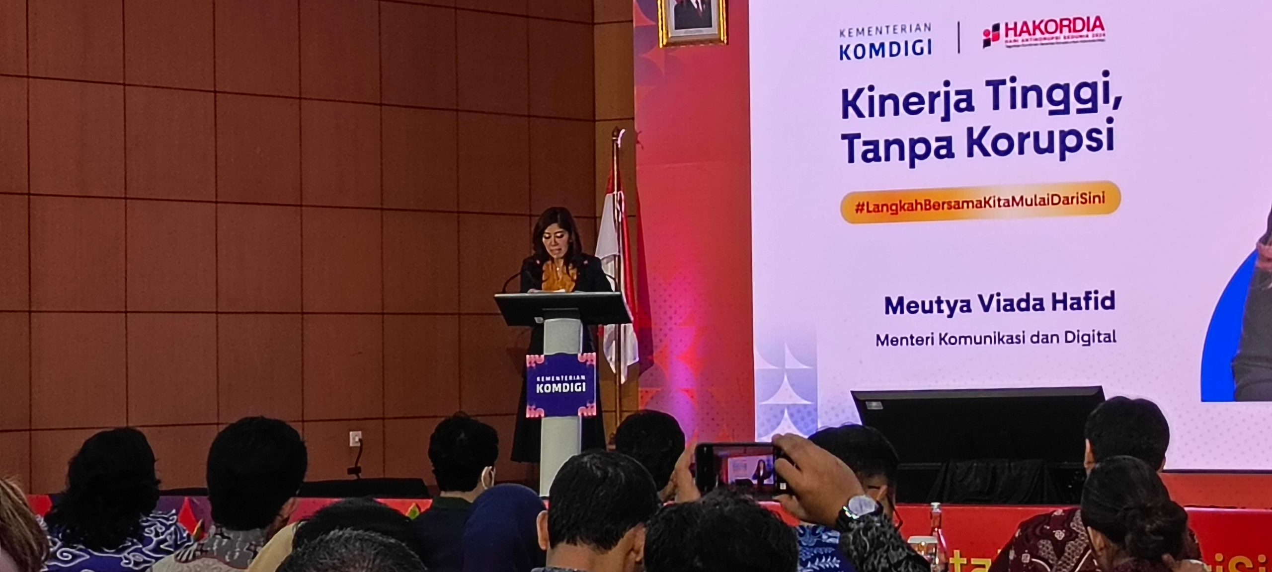 Meutya Hafid Tegaskan Transformasi Digital untuk Pemberantasan Korupsi Meutya Hafid Tegaskan Transformasi Digital untuk Pemberantasan Korupsi