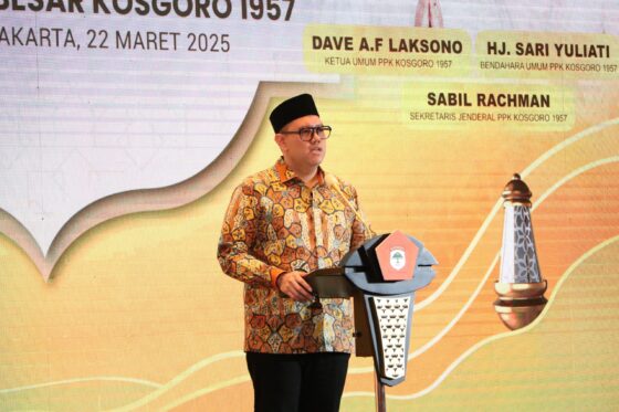 Dave Laksono Tegaskan Lagi Dukungan Kosgoro 1957 Pada Kepemimpinan Bahlil Lahadalia di Partai Golkar Dave Laksono Tegaskan Lagi Dukungan Kosgoro 1957 Pada Kepemimpinan Bahlil Lahadalia di Partai Golkar