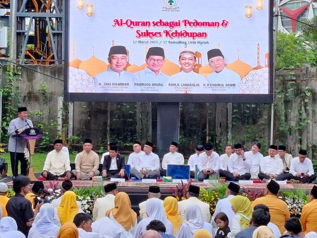 Bukber Golkar Jakarta, Gubernur Pramono Berkelakar: “Basri Baco Bikin Saya Takut” Bukber Golkar Jakarta, Gubernur Pramono Berkelakar: “Basri Baco Bikin Saya Takut”