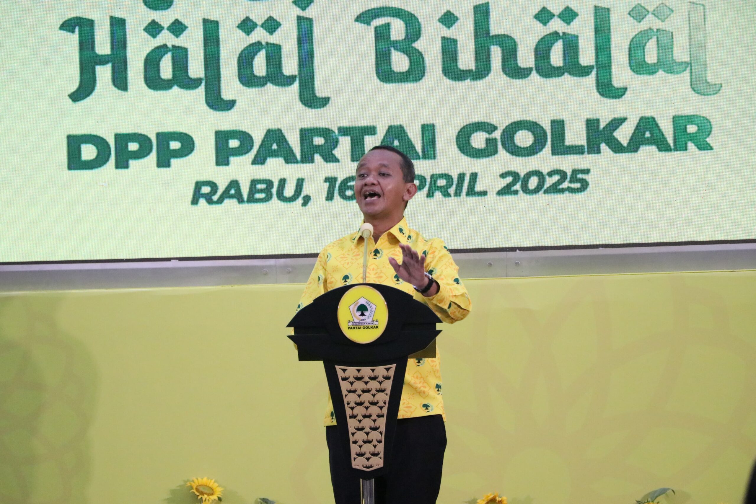 Halal Bihalal, Bahlil Lahadalia Sampaikan Pesan Solidaritas Untuk Seluruh Kader Partai Golkar