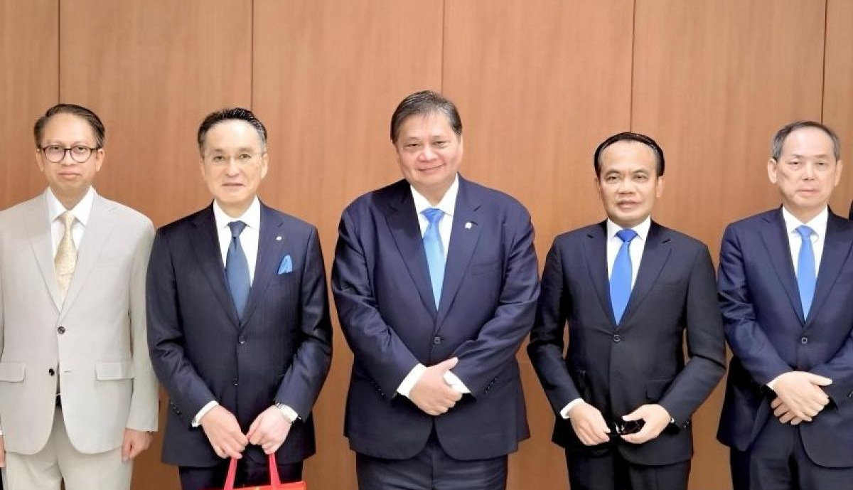 Airlangga Hartarto dan Menteri Jepang Bahas Proyek AZEC dan IJEPA, Komitmen Perkuat Investasi Bilateral