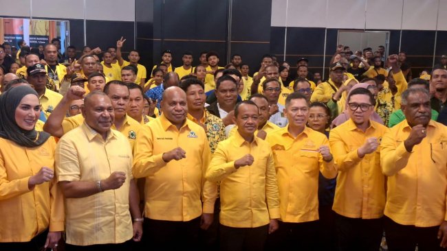 Bahlil Lahadalia Instruksikan Kader Golkar Menangkan Mari-Yo di PSU Pilgub Papua