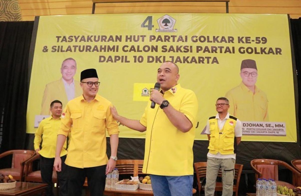Berhasil di Pemilu 2024, Syafi Djohan Nilai Ahmed Zaki Iskandar Layak Pimpin Kembali Partai Golkar Jakarta Berhasil di Pemilu 2024, Syafi Djohan Nilai Ahmed Zaki Iskandar Layak Pimpin Kembali Partai Golkar Jakarta