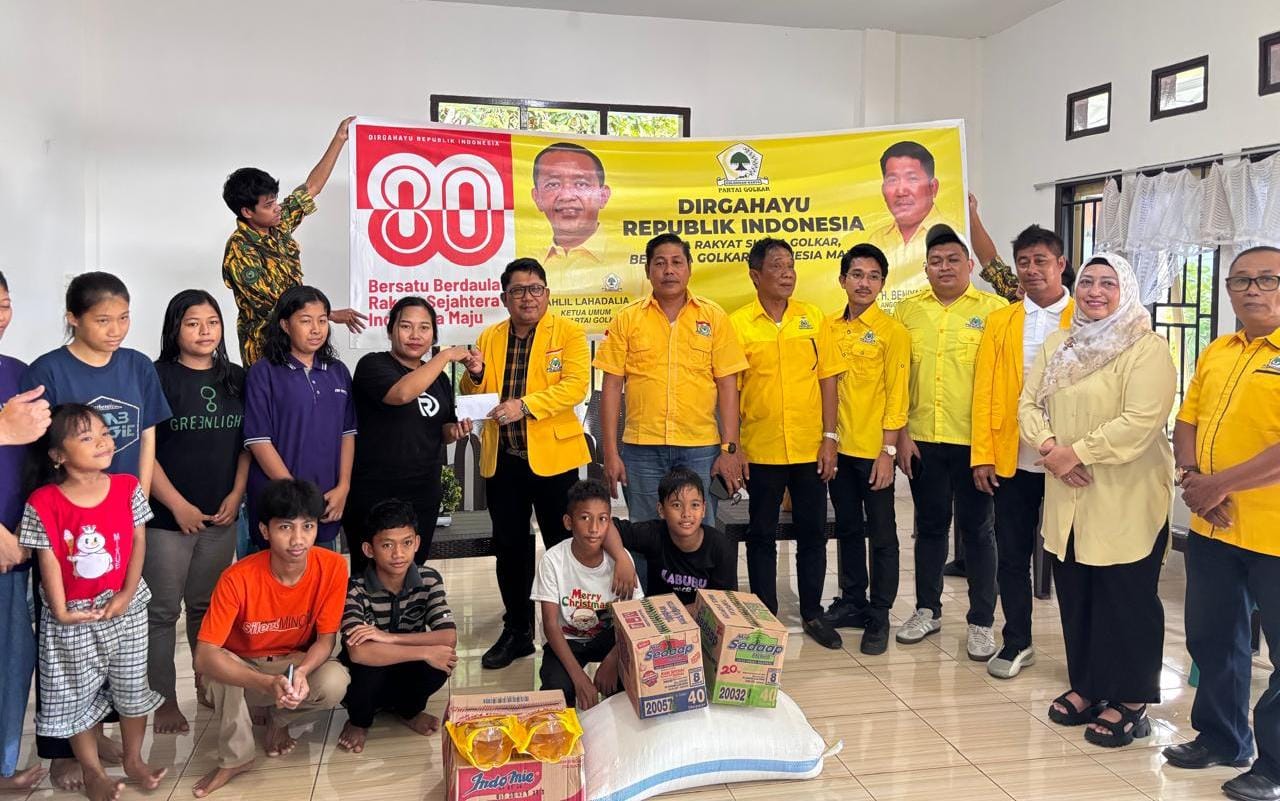 Beniyanto dan Jajaran Anggota Fraksi Partai Golkar DPRD Kunjungi 3 Panti Asuhan di Kabupaten Banggai