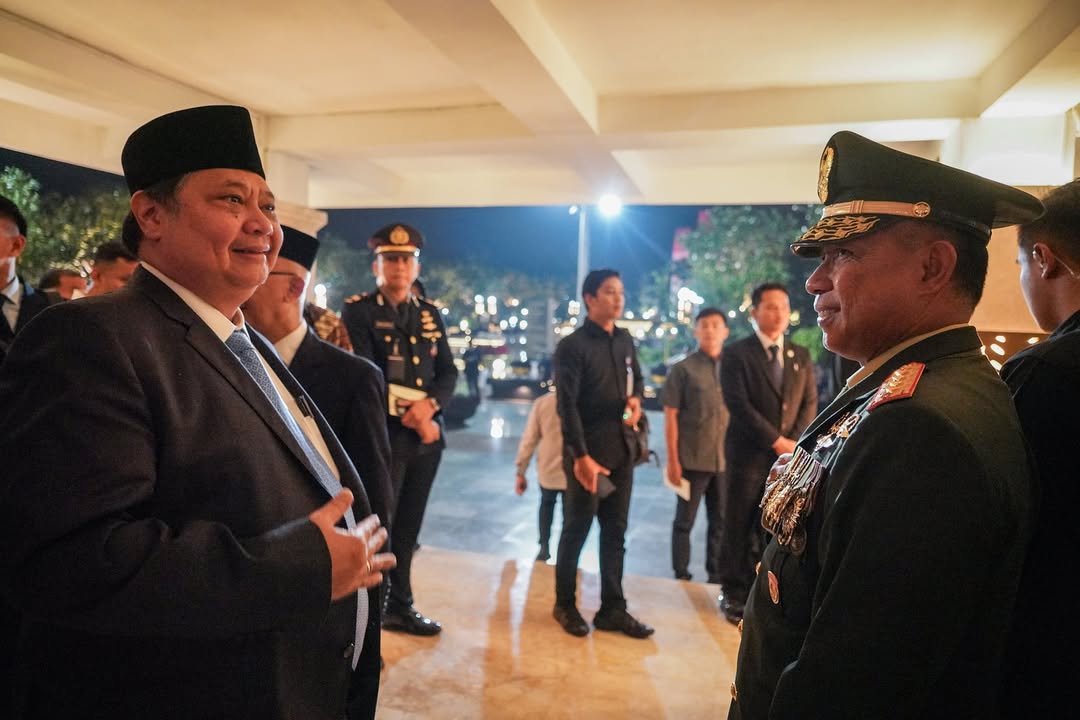 Airlangga Hartarto Ikuti Ziarah Nasional HUT ke-80 RI di TMP Kalibata