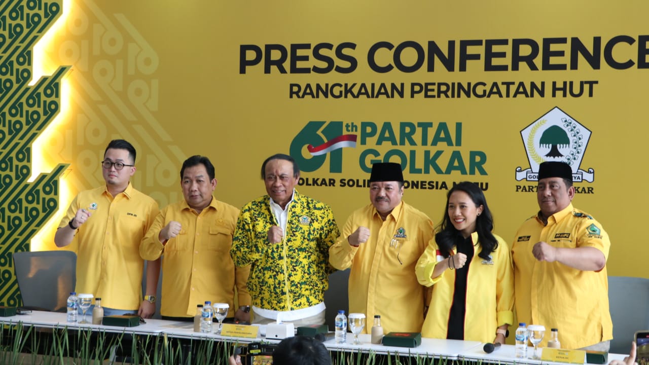 Muhidin M Said Pastikan HUT Ke-61 Partai Golkar Dirayakan Dengan Sederhana Penuh Makna Muhidin M Said Pastikan HUT Ke-61 Partai Golkar Dirayakan Dengan Sederhana Penuh Makna