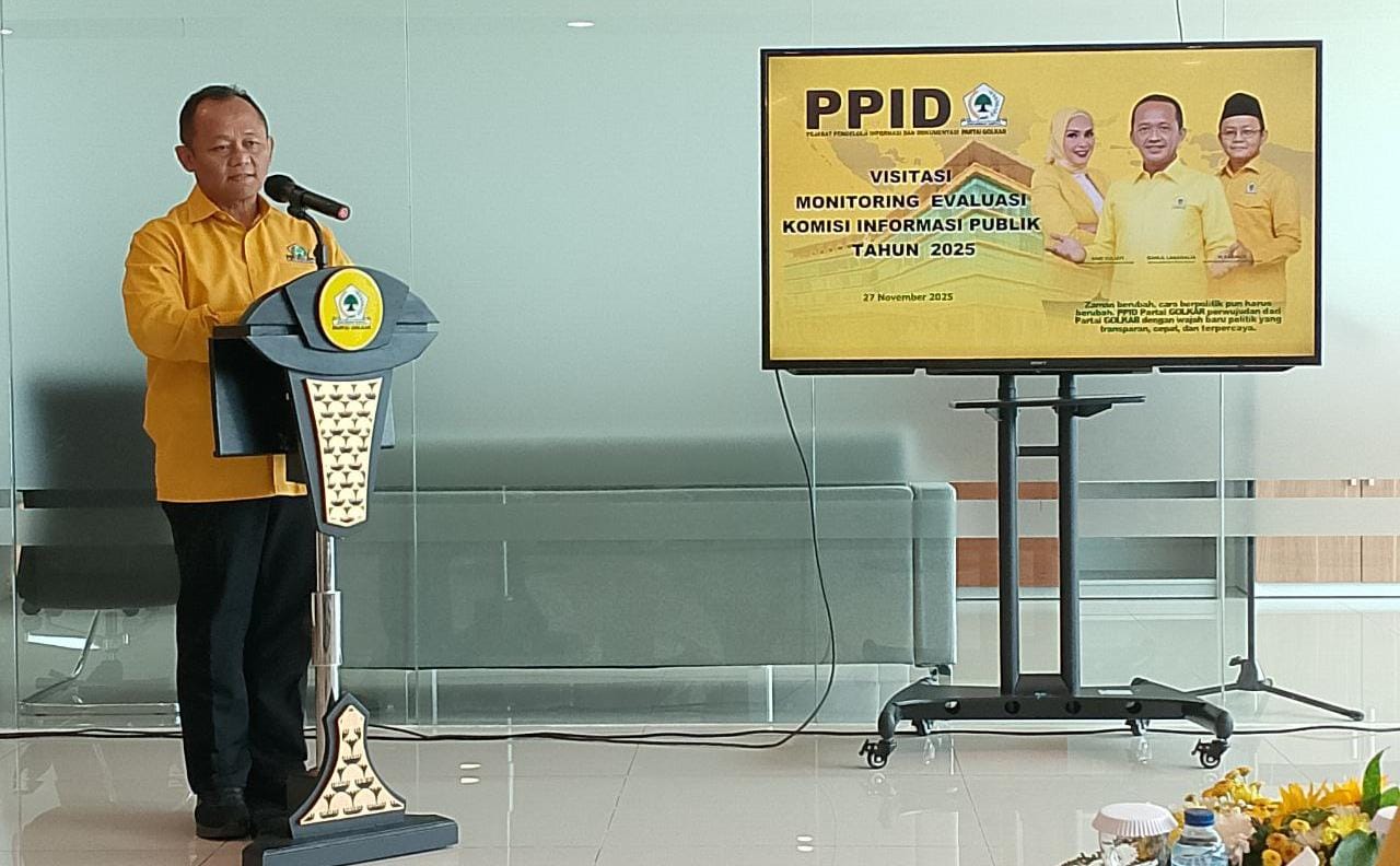 Komisioner KIP: Partai Golkar Jadi Contoh Badan Publik Bangun Budaya Transparansi di Indonesia