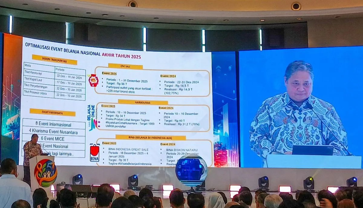 Dari Kereta Api hingga Mall: Menko Perekonomian Airlangga hartarto Paparkan Strategi Dorong Konsumsi Akhir Tahun Rp120 T