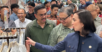 Airlangga Hartarto Bersama Menteri Kabinet Tinjau Pusat Belanja Jelang BINA Indonesia Great Sale 2025