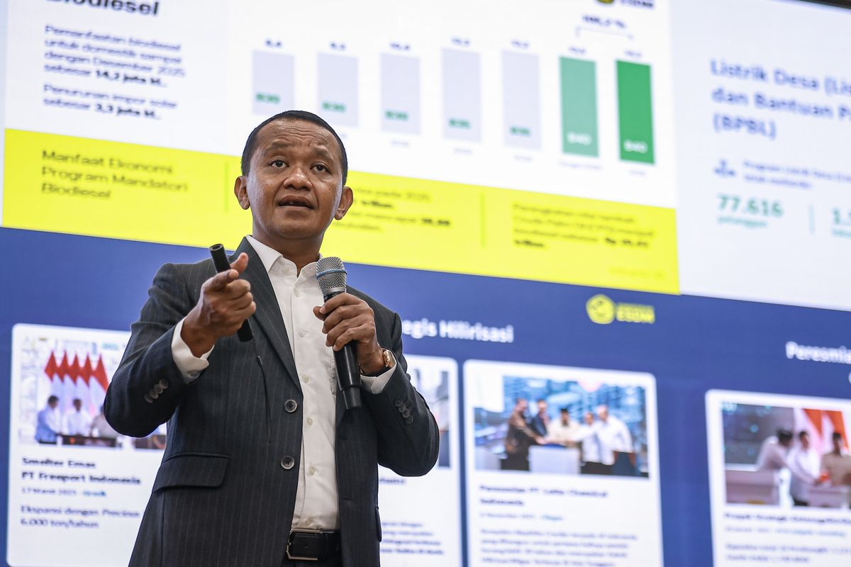 Menteri ESDM Bahlil Lahadalia Pastikan Ekosistem Baterai EV CATL Siap Produksi 2026