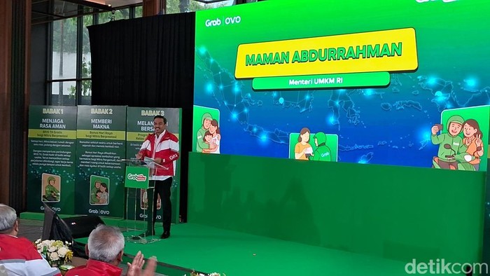 Menteri UMKM Maman Abdurrahman Ungkap Pesan Presiden Prabowo ke Grab soal Bonus Hari Raya Ojol