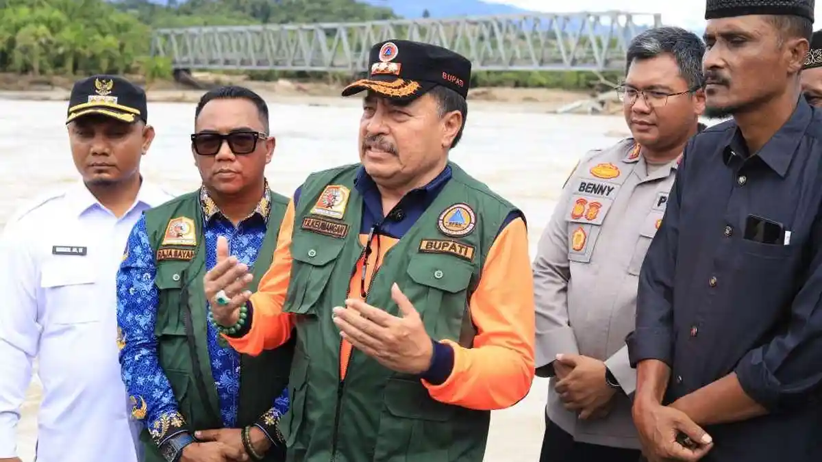 Bupati Teuku Raja Keumangan Laporkan Dampak Banjir Bandang Nagan Raya Senilai Rp 1,1 Triliun ke Pusat