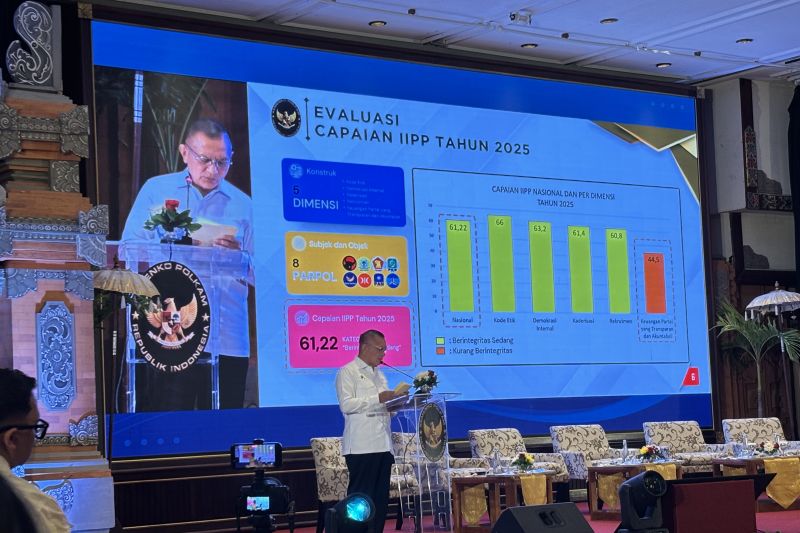 Buka Rakor IIPP di Bali, Wamenko Polkam Lodewijk F. Paulus Tegaskan Pemerintah Tidak Intervensi Internal Partai Politik