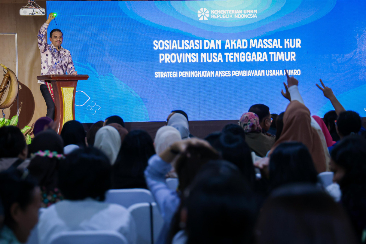 Menteri UMKM Maman Abdurrahman Dorong UMKM NTT Maksimalkan KUR untuk Perluas Usaha
