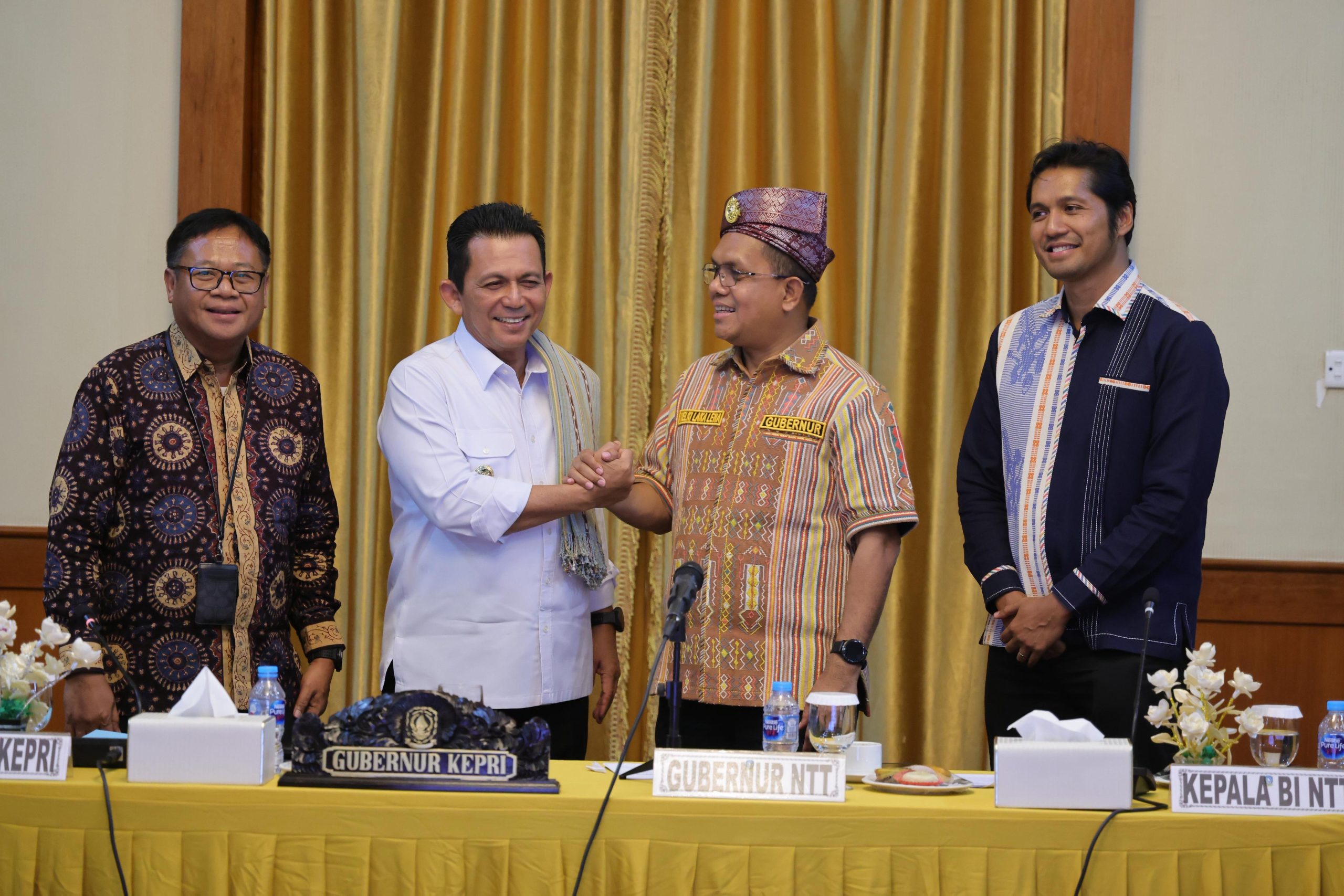 Pertemuan Dua Gubernur Golkar! Melki Laka Lena dan Ansar Ahmad Satukan Kekuatan Bangun Ekonomi Kepulauan