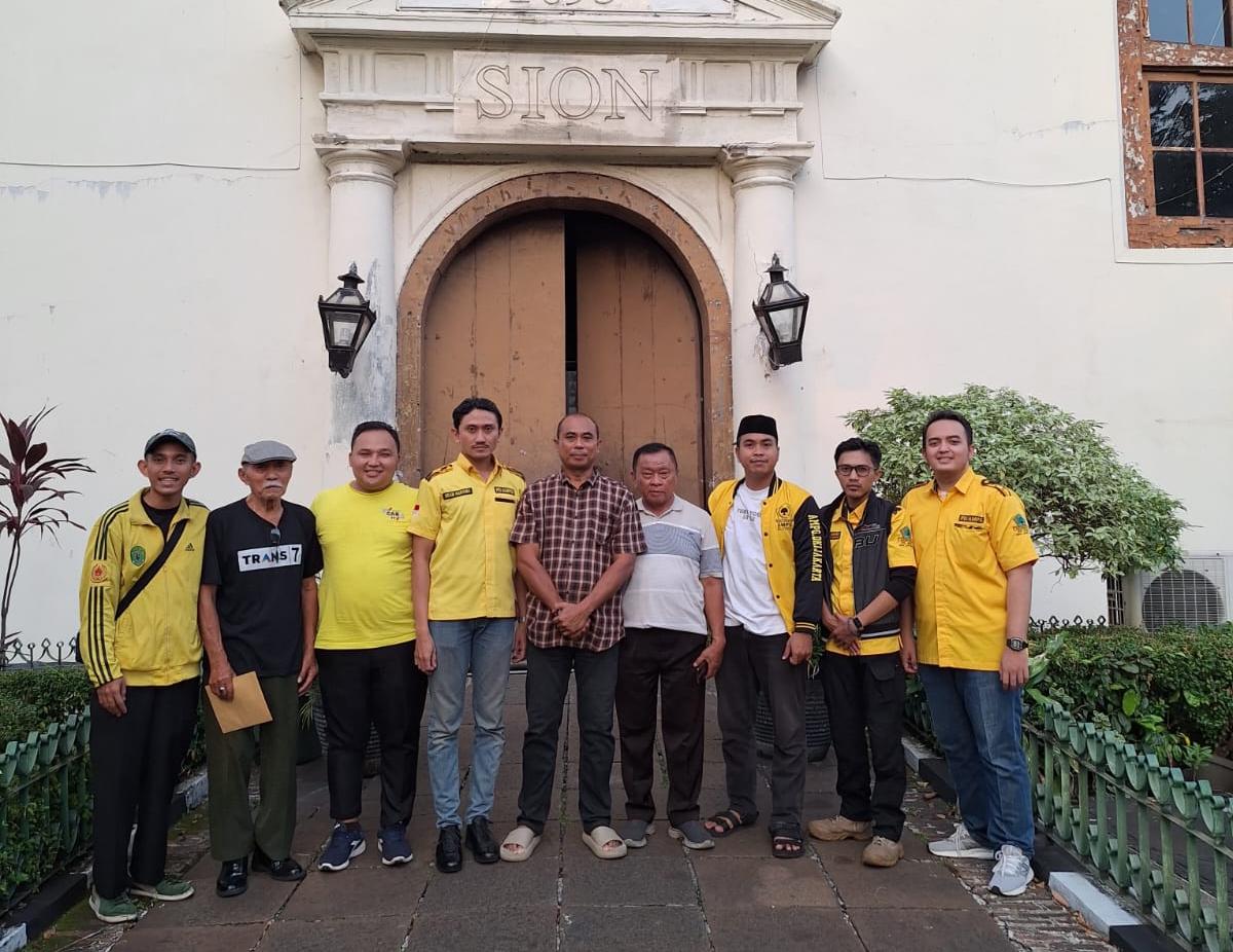 Sayap Pemuda Partai Golkar DKI Jakarta, AMPG Bersih-bersih Gereja Sion, Tamansari Sayap Pemuda Partai Golkar DKI Jakarta, AMPG Bersih-bersih Gereja Sion, Tamansari