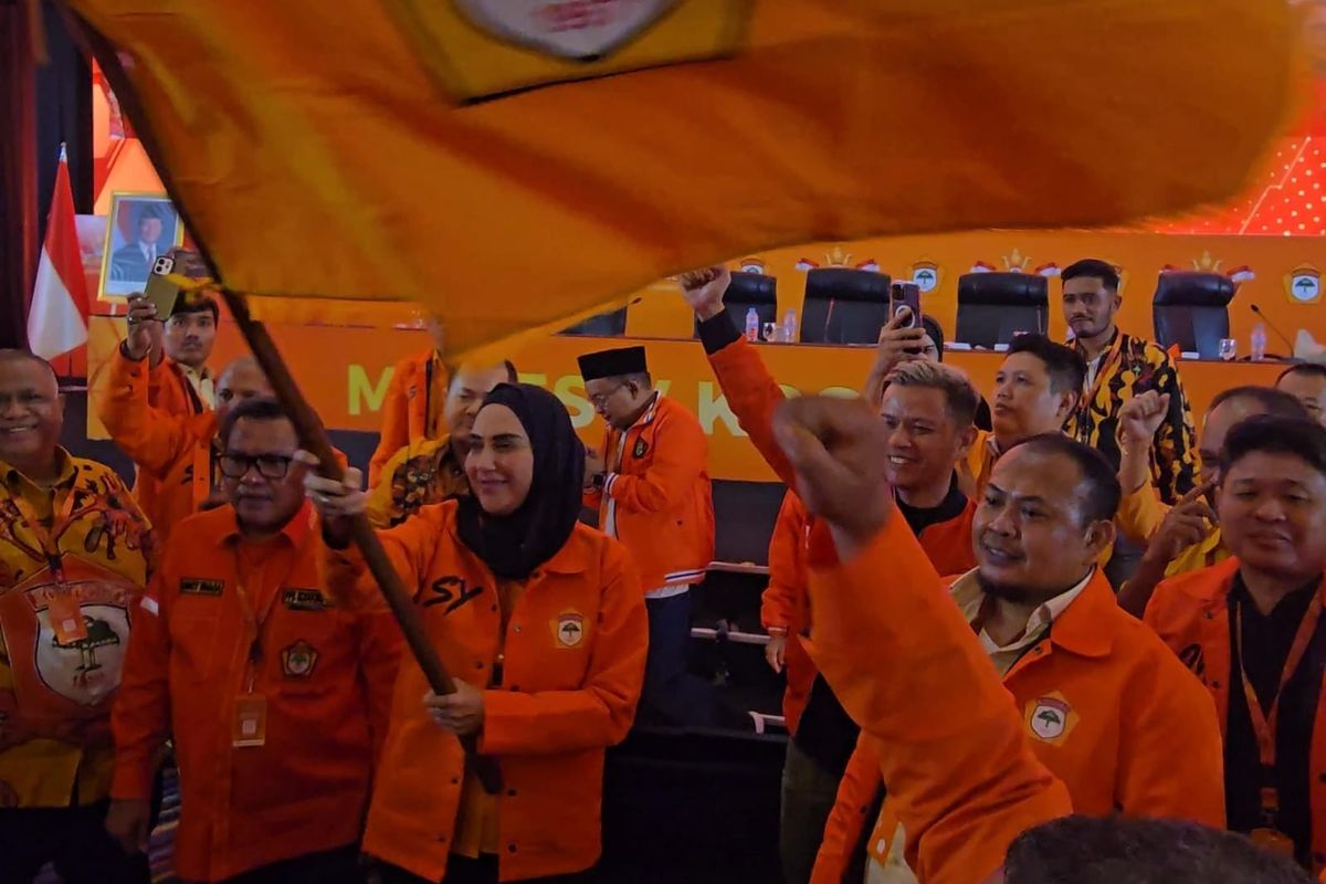 Pimpin Kosgoro 1957 Secara Aklamasi, Sari Yuliati Siap Tancap Gas Jadikan Pabrik Kader Terbaik Golkar
