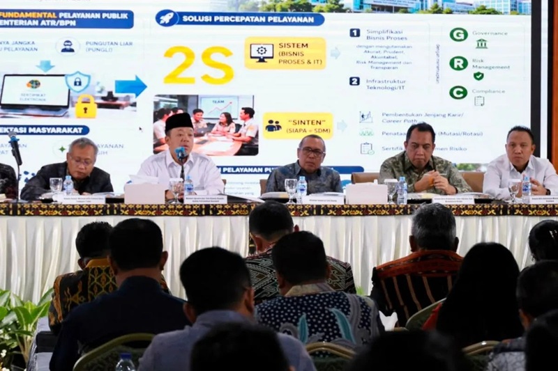 Menteri Nusron Wahid: Kepuasan Masyarakat Jadi Tolok Ukur Pelayanan Pertanahan ATR/BPN Menteri Nusron Wahid: Kepuasan Masyarakat Jadi Tolok Ukur Pelayanan Pertanahan ATR/BPN